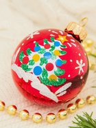 Ёлочные игрушки 5 шт. «Волшебство», шары новогодние, d=6 см - Фото 5