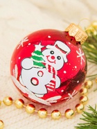 Ёлочные игрушки 5 шт. «Волшебство», шары новогодние, d=6 см - Фото 6