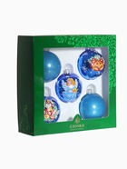 Ёлочные шары «Рождественские», d=6 см, набор 5 шт., МИКС 2564843