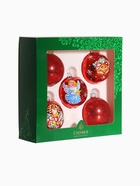 Ёлочные шары «Рождественские», d=6 см, набор 5 шт., МИКС 2564843