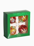 Ёлочные игрушки 4 шт. «Щелкунчик», шары новогодние, d=7.5 см - Фото 19