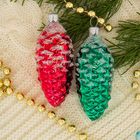 Ёлочные игрушки «Сосновый бор» (набор 6 шт.) d=8 см - Фото 4