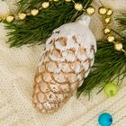 Ёлочные игрушки «Шишки сосновые» микс, (набор 6 шт.) h=9 см - Фото 3