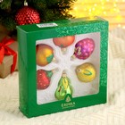 Ёлочные игрушки набор 6 шт. «Фрукты» - Фото 2