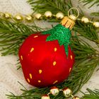 Ёлочные игрушки набор 6 шт. «Фрукты» - Фото 3