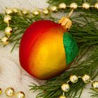 Ёлочные игрушки набор 6 шт. «Фрукты» - Фото 4