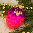 Ёлочные игрушки набор 6 шт. «Фрукты» - Фото 8