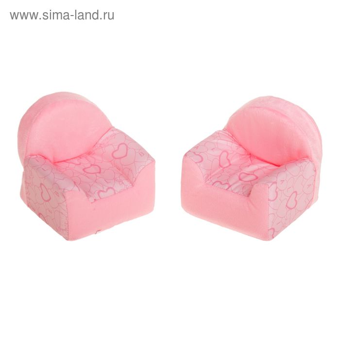 мягкая мебель для кукол  2 кресла НМ-001/1 - Фото 1