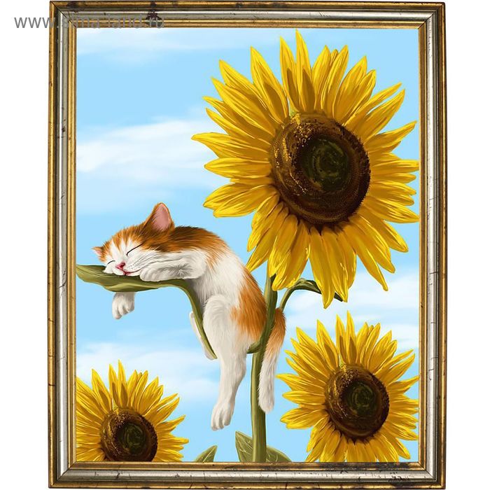 Мозаичная картина "Кот - соня" - Фото 1