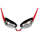 Очки для плавания SPURT Mirror, цвет красный/чёрный - Фото 2