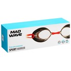 Очки для плавания SPURT Mirror, цвет красный/чёрный - Фото 5