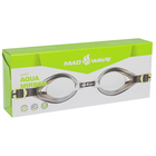 Очки для плавания юниорские AQUA Mirror, цвет чёрный - Фото 2