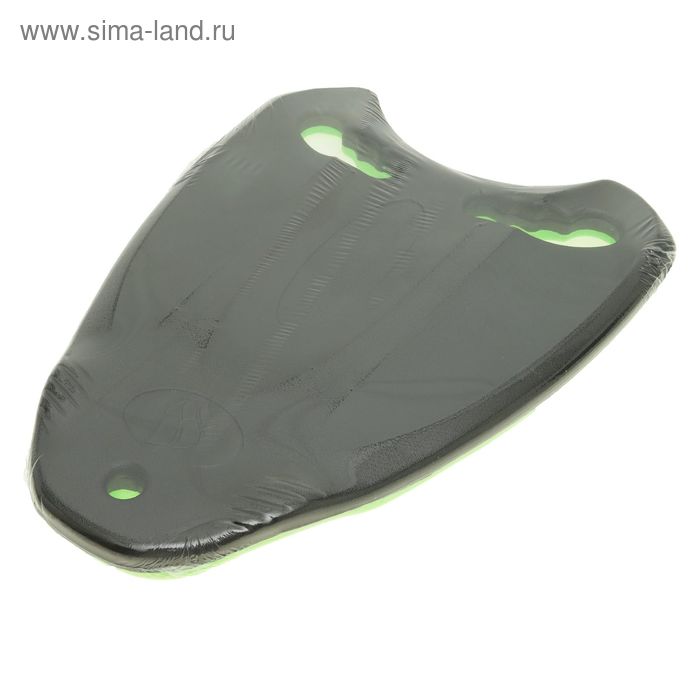 Доска для плавания Kickboard Upwave, 39х32 см, цвет чёрный/зелёный - Фото 1