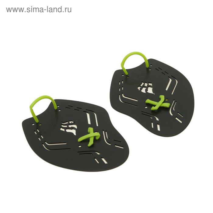 Лопатки Trainer Paddles Extreme, 25х17.8х0.3 см, размер L, цвет чёрный/зелёный - Фото 1