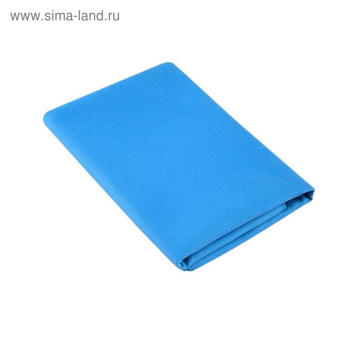 Полотенце из микрофибры Microfibre Towel, 40x80 см, цвет голубой - Фото 1