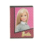 Записная книжка А6, 32 листа на скрепке Barbie, выборочный УФ-лак, МИКС - Фото 1