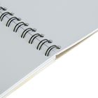 Блокнот-скетчбук А4, 40 листов, на гребне, Sketchbook, обложка мелованный картон, матовая ламинация, жёсткая подложка, блок офсет 100 г/м2, МИКС - Фото 3