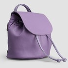 Рюкзак на стяжке шнурком, 1 отдел, цвет сиреневый - Фото 1