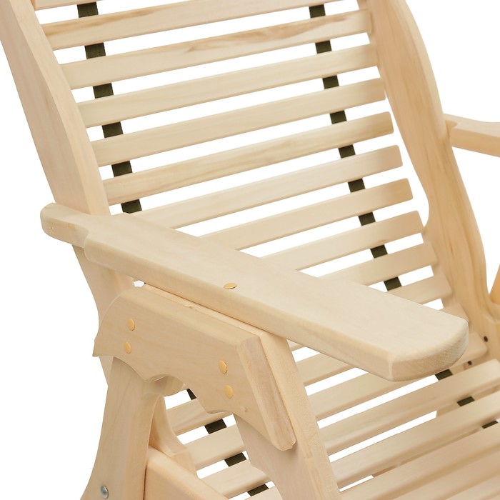 Кресло-качалка на ленте, 70×130×120см, из липы, "Добропаровъ" - фото 1908321722