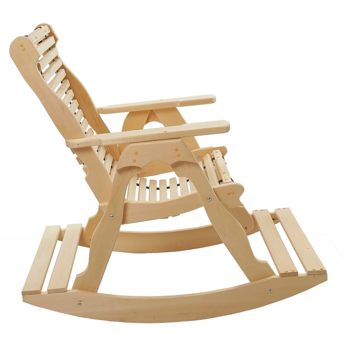 Кресло-качалка на ленте, 70×130×120см, из липы, "Добропаровъ" - фото 1908321723
