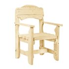 Кресло к набору "Разбойник" фигурный, натуральная сосна - фото 297905135