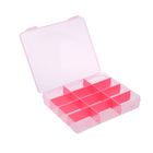 Органайзер для мелочей 18х15,5х3 см, цвет розовый - Фото 2