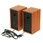 Компьютерные колонки Perfeo CABINET PF-84, 2.0, 2х3 Вт, Jack 3.5 мм, USB, дерево - Фото 2