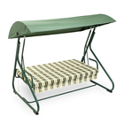 Качели садовые «Колорадо», 209×136×177 см, максимальная нагрузка 300 кг, зелёные - Фото 5