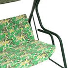 Качели садовые «Карибы», 210×142×155 см, максимальная нагрузка 300 кг, зелёные - Фото 3