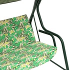 Качели садовые «Карибы», 209×142×155 см, максимальная нагрузка 300 кг, зелёные - Фото 6