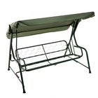 Качели садовые «Карибы», 209×142×155 см, максимальная нагрузка 300 кг, зелёные - Фото 9