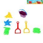 Набор для кинетического песка, 7 предметов, цвета МИКС - Фото 2