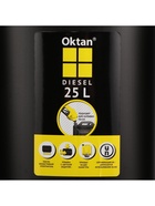Канистра ГСМ Oktan DIESEL, 25 л, пластиковая, черная - Фото 10