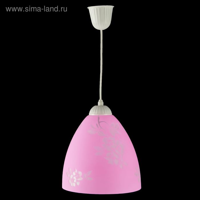 Светильник Сканди "Розали" 1 лампа E27 40Вт розовый д.233 - Фото 1