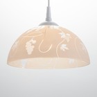 Светильник Колпак "Виноградная лоза" 1 лампа белый E27 40Вт  д.250 - фото 22528949