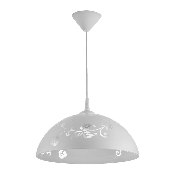 Светильник Ладера "Рочелл" 1 лампа E27 40Вт белый  д.350 - Фото 1