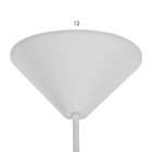 Светильник Ладера "Рочелл" 1 лампа E27 40Вт белый  д.350 - Фото 6