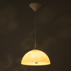 Светильник BayerLux  Колпак "Рочелл" 1 лампа E27 40Вт белый-шампань  д.250 - фото 22720779