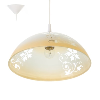 Светильник BayerLux  Колпак "Соландж" 1 лампа E27 40Вт шампань   д.300