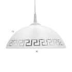 Светильник BayerLux  Колпак "Арис" 1 лампа E27 40Вт белый   д.300 - фото 22915426