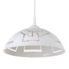 Светильник BayerLux Колпак "Клесси" 1 лампа E27 40Вт белый д.300 - фото 20730386