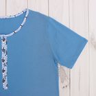 Пижама женская (футболка, бриджи) MK2750/01 цвет голубой, р-р 48, рост 158-164 - Фото 5