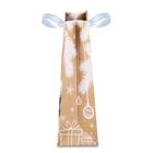 Пакет крафтовый вертикальный «Зимнее поздравление», 18 × 23 × 8 см - Фото 2