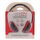 Наушники LuazON, накладные, микрофон, черные - Фото 6