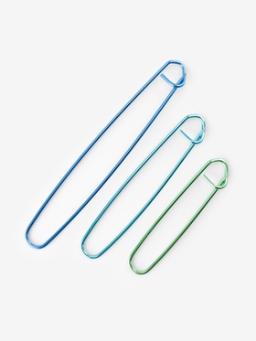 Набор вспомогательных булавок для вязания, 3 шт., 9/11.5/15 см, МИКС (комплект 4 шт)