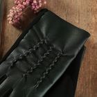 Перчатки мужские, безразмерные, с подкладом, цвет чёрный - Фото 2