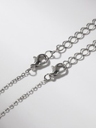 Кулоны парные на цепочке «Сердце с крыльями», 45 см, белые в серебре - Фото 3