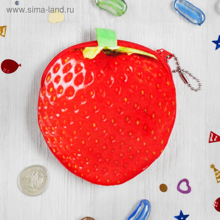 Кошелёк "Клубничка" - Фото 1