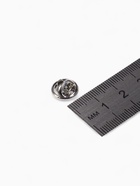 Основа для броши/значка (набор 5 шт.), площадка 1.5 см, цвет серебро - Фото 3