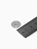 Основа для броши/значка (набор 5 шт.), площадка 1.5 см, цвет серебро - Фото 2